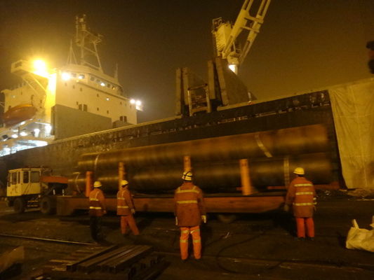 QUALIDADE  Hot Rolled SAWL SSAW Steel Pipe Length Customized For Natural Gas And Oil Pipeline fábrica