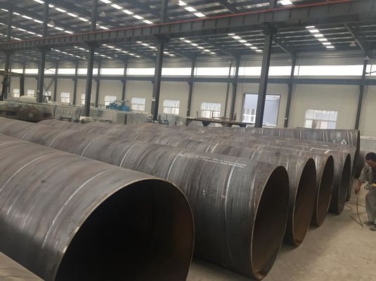 A espiral padrão do API 5L soldou a tubulação de aço de SSAW para a transmissão da água do gás de óleo