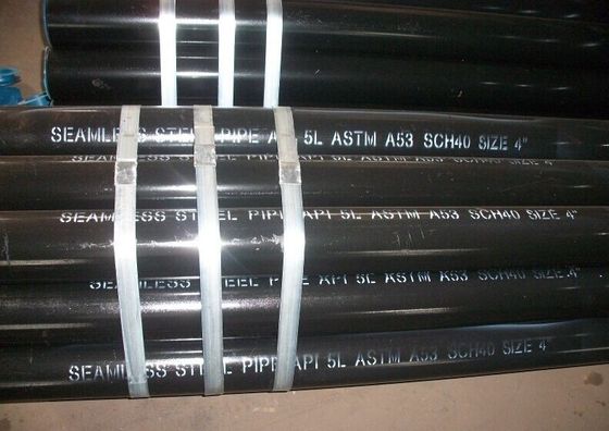 comprimento 5,8m/6m/11,8m/12m ASTM A106 tubo de aço sem costura personalizado