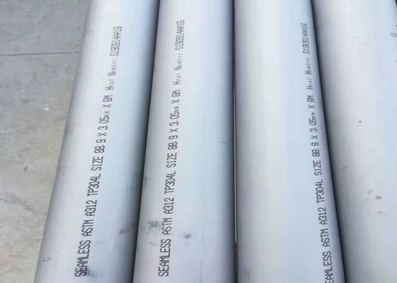 Tubulação de aço inoxidável 1174mm OD do tubo de SS316Ti para o padrão do transporte JIS