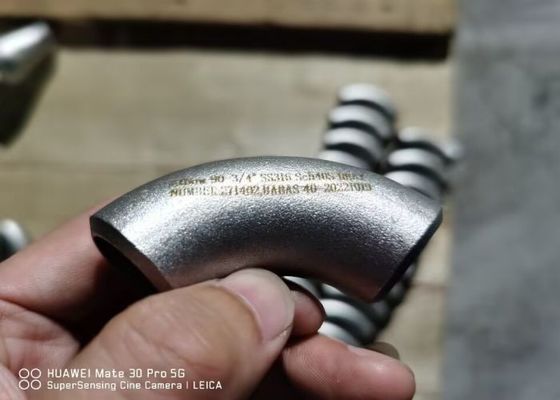 ASME B 16.9 Acessórios de tubos de aço 1/2 polegada 48 polegadas com alta pressão