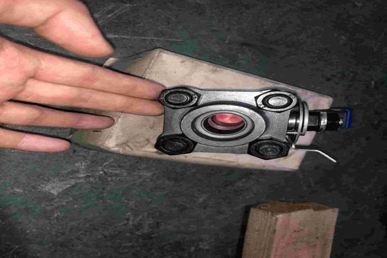 Válvula de aço inoxidável Seat da borboleta da engrenagem de sem-fim do hardware para a fundição da planta de aço
