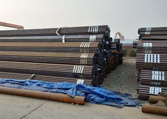 Inspecção SGS de tubos de aço sem costura de 40 mm com comprimento 5,8m/6m/11,8m/12m