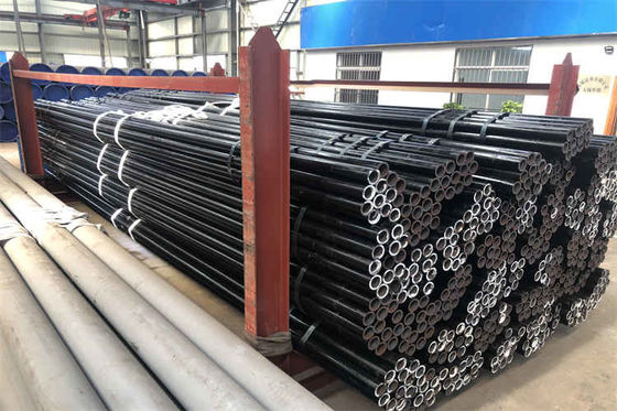 Serviço de dobra de tubos de aço ASTM A106 Tubo de cor preta laminado a quente