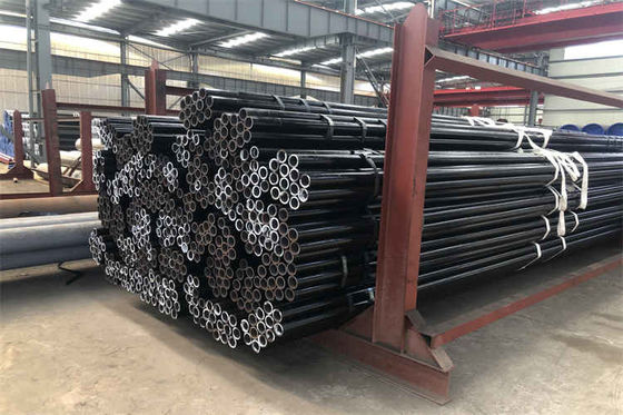 Tubo de aço sem costura de precisão 0,2-100 mm com revestimento de verniz preto