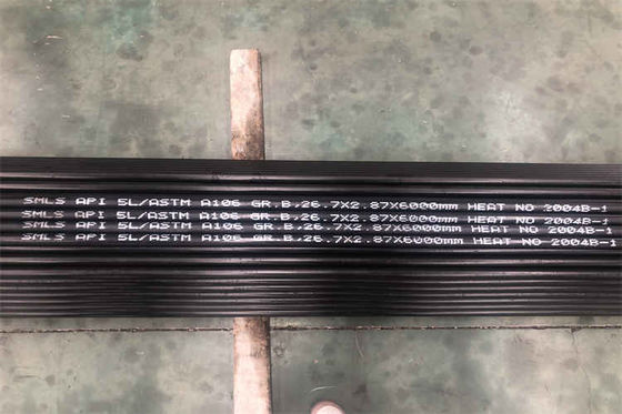 Tubo de aço sem costura de precisão 0,2-100 mm com revestimento de verniz preto