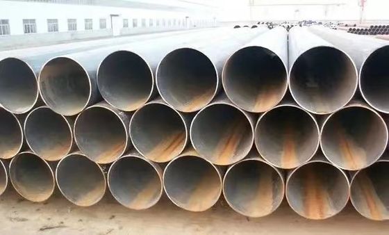 Tubo de aço soldado de arco submerso longitudinalmente certificado Vários comprimentos disponíveis