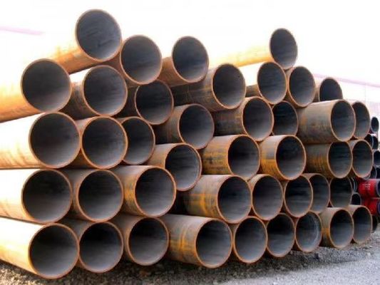 Tubo de aço soldado de arco submerso longitudinalmente certificado Vários comprimentos disponíveis