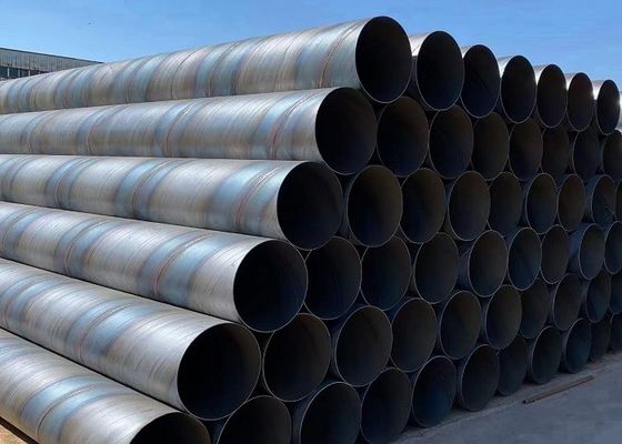 Tubo de aço SSAW soldado em espiral de 400 mm para aplicações estruturais