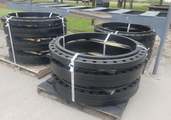 Flanges de aço de pintura preta de classe 150 com potencial de aplicação máximo