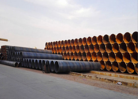 2540mm SSAW tubo de aço com extremidades planas não secundária 25,4mm parede