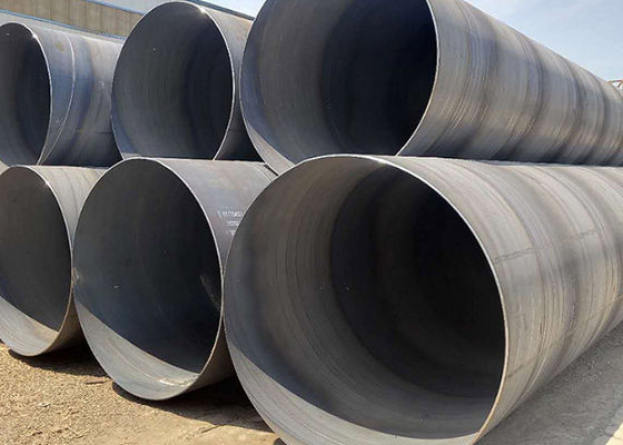 2540mm SSAW tubo de aço com extremidades planas não secundária 25,4mm parede