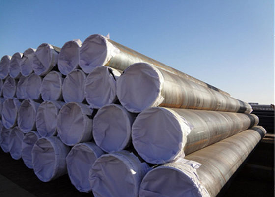 Força de óleo Construção SSAW Tubo de aço Ampla faixa 5-25mm Fim plano / fim de bisel