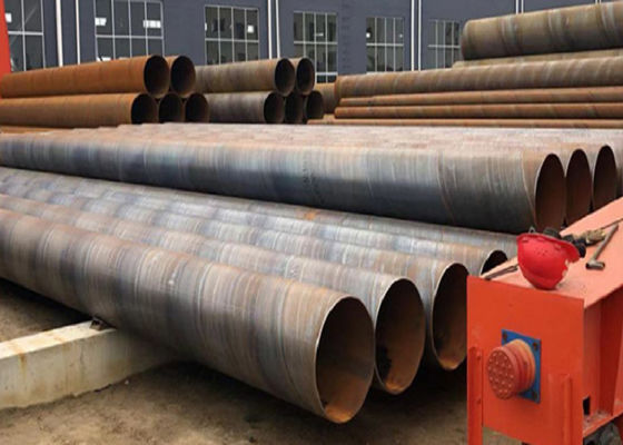 5mm-25.4mm Certificado de ensaio do moinho de parede SSAW Tubo de aço para materiais de construção