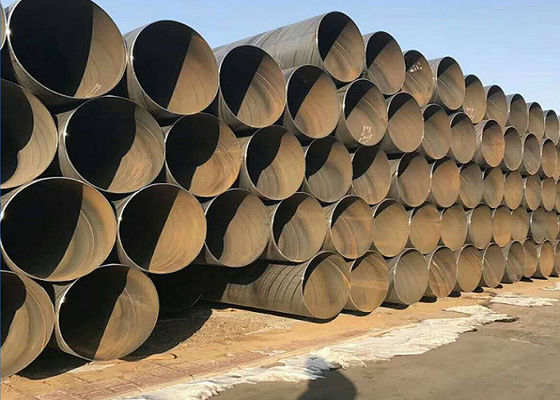 SSAW tubos de aço soldados com inspecção API 5L padrão SGS e diâmetro largo