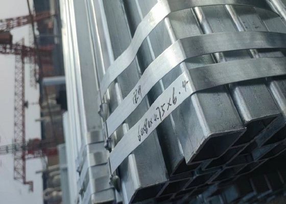 Seções de aço oco galvanizadas com padrões certificados e materiais diversos