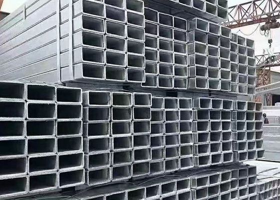 Secções ocas de aço galvanizado ASTM JIS GB Standard 1-12m comprimento 5-400mm diâmetro interno perfis ocos