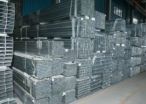 Secções ocas de aço galvanizado para suporte estrutural com certificação ISO