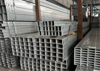 Tecnologia de afogamento a frio Secções ocas de aço galvanizado para edifícios e construções