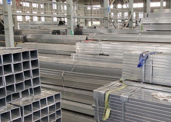 Tubos de secção oca de aço galvanizado conformes à norma GB para construção