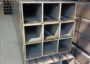 Seções ocas de aço galvanizado cumprem o padrão GB para construção personalizada