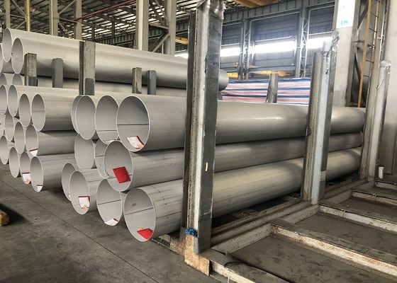 Tubos de aço inoxidável padrão ASTM A270 de 2 mm-550 mm de diâmetro com acabamento polido 2B