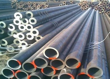 ASTM A53 A179 A192 Tubo de caldeira de trocador de calor de pintura preta de aço