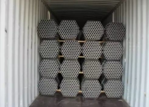 Tubo de estrutura de aço galvanizado padrão DIN EN 10210 com /- 0,2% tolerância de espessura