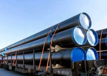 Tubos de aço LSAW revestidos de epoxi de alcatrão de carvão pesado para construção