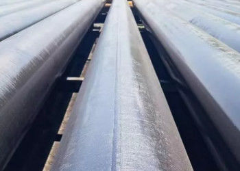 Tubos de aço redondos LSAW FBE 3PE 3PP para projetos industriais de tubulações e estruturas