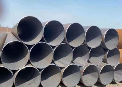 Tubo de aço resistente ao desgaste LSAW com epoxi de alcatrão de carvão certificado API 5L