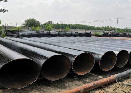 ASTM A252 Soldadura de tubos longos de transmissão de óleo e gás LSAW Tubo de aço