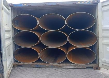Tubo de aço LSAW ASTM A106 MS Tubo Tubo de aço soldado de baixo carbono