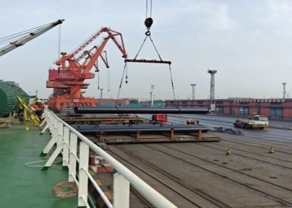 Tubos de aço LSAW de grau API 5L X65 para transporte de gás aquático