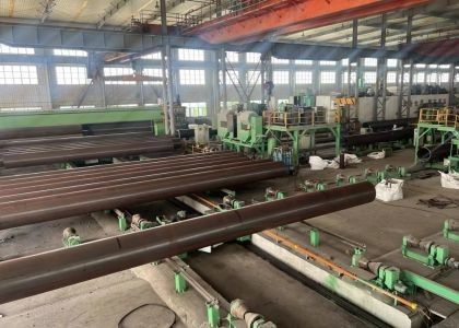 Tubos de aço soldados de grande diâmetro ASTM A252 Norma para construção e estrutura