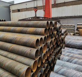 SSAW Tubos de aço de carbono não secundário soldados para construção de equipamentos pesados