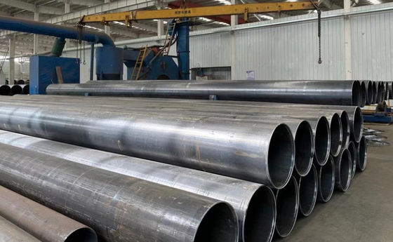 Testes de moagem de tubos SSAW certificados de aço carbono com espessura de 5-25,4 mm e padrão SY/T5037