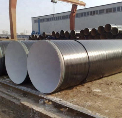 Tubos SSAW de aço carbono 3LPE para a indústria do petróleo e do gás Diâmetro de saída 219,1 mm 2540 mm