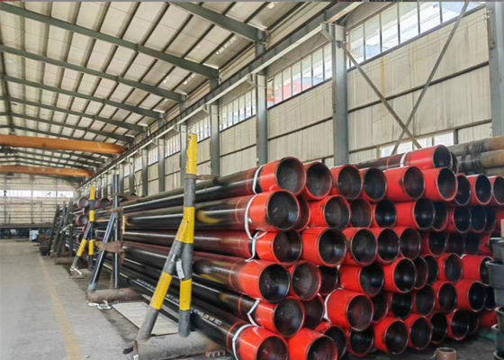 2.11-300mm PT NDT tubos de revestimento de aço inspecionados com extremos roscados masculinos e femininos