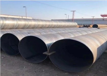 Tipo de aço laminado a frio SSAW Tubo de aço Q235 Q345 Ss400 Dureza elevada