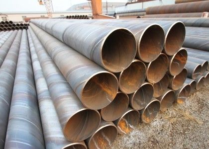 Tubos de aço SSAW oleados para parede de 5 mm-25,4 mm para entrega de líquidos de baixa pressão
