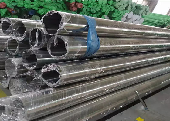 Tubos de aço inoxidável ASTM A554 com 1/4 de polegada - 48 polegadas de tamanho e espessura de 0,3 mm-150 mm