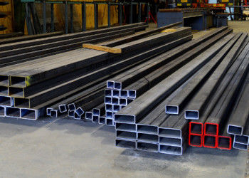 Secções ocas de aço galvanizado comprimento 1-12 m para materiais de construção