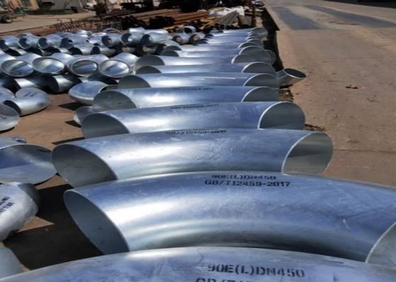 Acessórios de tubos de aço inoxidável forjados com padrão ASME B16.9 e técnica de dobra a frio