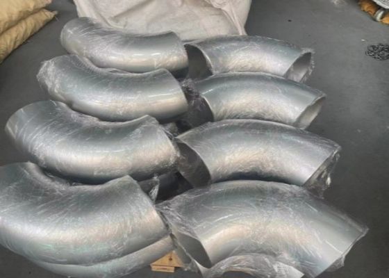 Acessórios de tubos de aço inoxidável forjados com padrão ASME B16.9 e técnica de dobra a frio