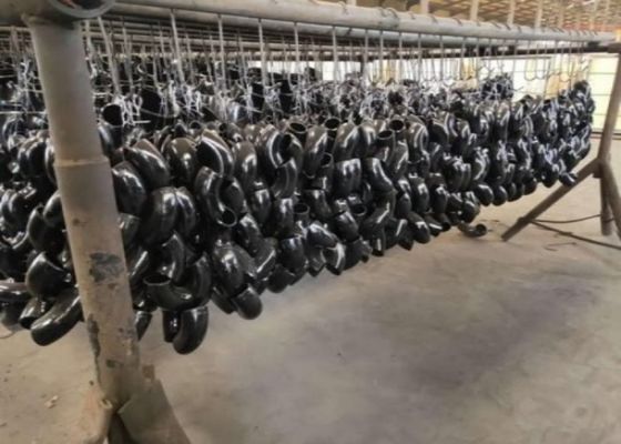 Fittings de tubos de aço normalizados ASME B16.5 com técnica de dobra a frio