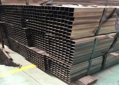 Tubo quadrado galvanizado 25x25x1.2 mm 40x40 mm 50x50x2.5 mm Tubo de secção oca