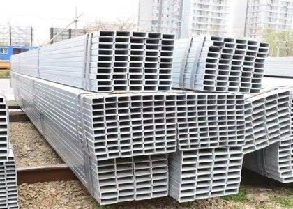 Q235 Secções ocas de aço com serviço de processamento de soldadura