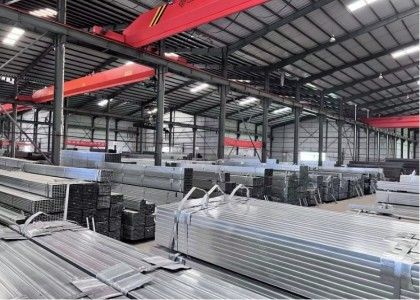 Seções ocas de aço padrão JIS com revestimento pré-galvanizado 40-80 g/m2 e diâmetro interno 1-20 mm