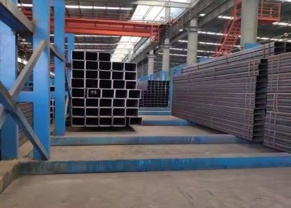 ASTM A500 Secções ocas de aço retangular com serviço de processamento de desencolagem e superfície de cor
